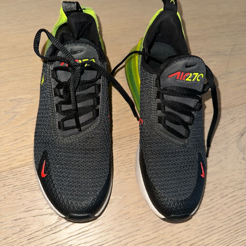 Nike Air Max 270 Gray with Neon Accents